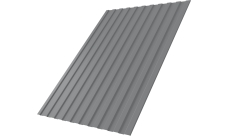 Профнастил С8A в01 Grand Line 0,45 Drap ТХ с пленкой RAL 7004 сигнальный серый