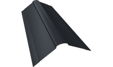 Планка конька фигурного 150х150 Grand Line 0,5 Satin Matt RAL 7024 мокрый асфальт (2м)