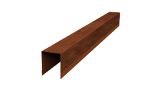 Планка опорная составная внутренняя для забора жалюзи Palermo 0,45 Print Elite Rowan TwinColor (1,8м)