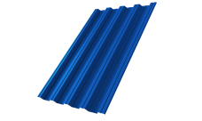 Профнастил НС44R Grand Line 0,7 PE RAL 5005 сигнальный синий