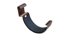 Соединитель желоба 150мм матовый RAL 8017