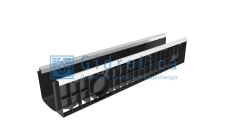 Лоток водоотводный Gidrolica Standart Plus ЛВ-15.19,6.18,5 - пластиковый (усиленный) (8164)