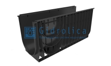 Лоток водоотводный Gidrolica Standart ЛВ-30.38.48 - пластиковый (834)