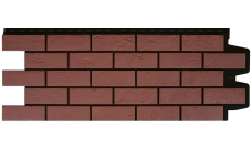 Фасадная панель Grand Line Состаренный кирпич Design Plus корица с черным швом